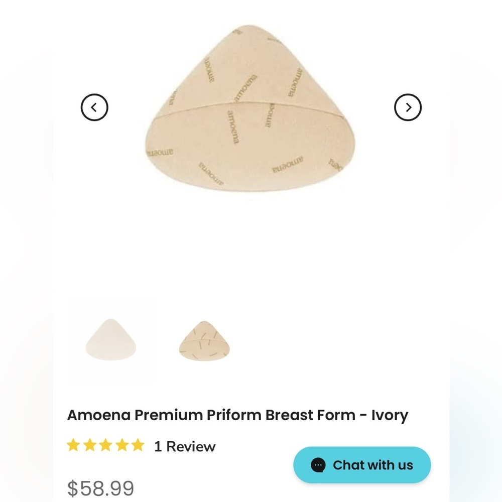 Amoena Premium Priform Breast Form